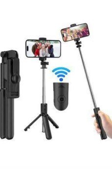 Cep Telefonu Tripod Standı Manyetik Selfie Sopa Bluetooth Uzaktan Kumandalı Cep Telefonu Tripod Standı Manyetik Selfie Sopa Bluetooth Uzaktan Kumandalı