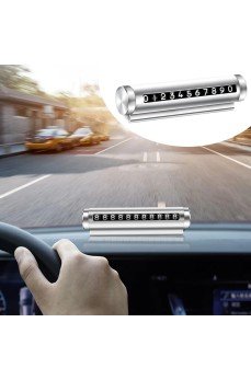 Çevirmeli Araç Içi Telefon Numaralık Çevirmeli Alüminyum Oto Park Numaratörü