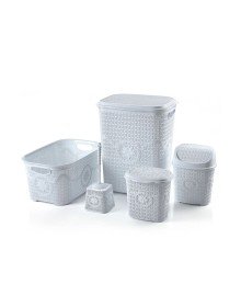 Çeyiz Seti Rattan 5 Parça Örgülü Çeyiz Seti