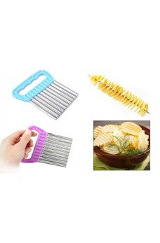 Pratik Kolay Patates Meyve Ve Sebze Dilimleyici Doğrama Bıçağı