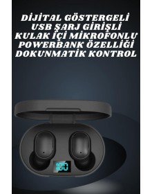 Çift Kulaklık Kampanyası Dokunmatik Kontrol Kulak İçi Yüksek Ses Kaliteli Mikrofonlu