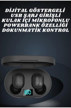 Çift Kulaklık Kampanyası Dokunmatik Kontrol Kulak İçi Yüksek Ses Kaliteli Mikrofonlu