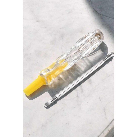 Çift Taraflı Elektrik Kontrol Kalemi Şeffaf Tornavida Çift Taraflı Elektrik Kontrol Kalemi Şeffaf Tornavida