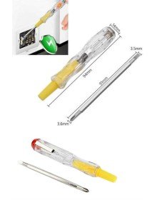 Çift Uçlu Kontrol Kalemi Elektrik Test Kalemi Şeffaf