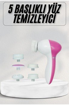 Cilt Temizleme ve Masaj Aleti 5 Başlıklı Akne ve Sivilce Önleyici