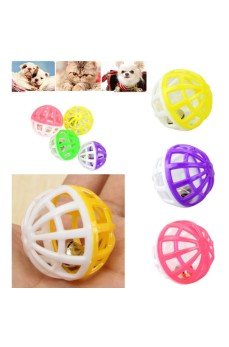10 Adet Çıngıraklı Evcil Hayvan Oyun Topu