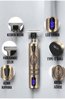 Çizik Tıraş Makinesi Şarjlı Paslanmaz Çelik Bıçaklı Uzun Ömürlü Çizik Tıraş Makinesi Şarjlı Paslanmaz Çelik Bıçaklı Uzun Ömürlü