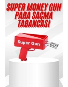 Çocuklara Özel Eğlenceli Para Saçma Makinası Parti Oyuncağı Kırmızı