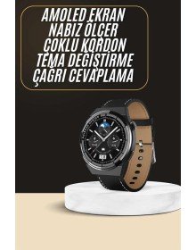 Çoklu Kordon Hediyeli Akıllı Saat Çağrı Cevaplama Müzik Dinleme Dokunmatik Ekran