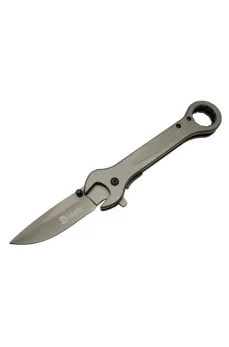 Columbia 8000B Anahtar Görünümlü Siyah Kamp Çakı 19 cm - Otomatik, Metal Sap