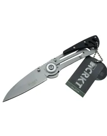 CRKT CR 0087 BK Kamp Çakı 18 cm - Metal Saplı, Otomatik, Kılıflı