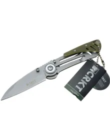 CRKT CR 0087 KM Kamp Çakı 18 cm - Metal Saplı, Otomatik, Kılıflı