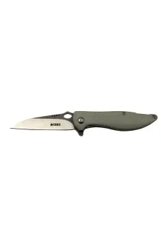 Crkt Lotus 1265 Gri Kamp / Outdoor Çakı 18cm - Yarı Otomatik, Kemerlikli, Kutulu