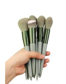 Dayanıklı Makyaj Fırçası Seti 13 Parça Yumuşak Kıllı Fırçalar Allık Fondöten Far Fırçası