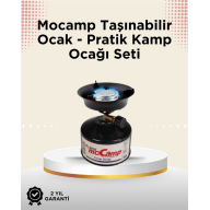 Dayanıklı, Paslanmaz ve Yüksek Isı Dayanımlı Kamp Ocağı – Uzun Süreli Kullanım İçin