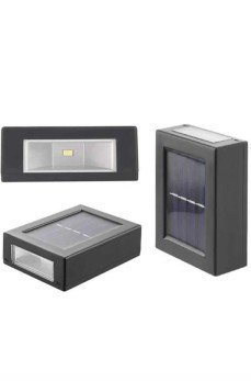 Dekoratif Duvar Lambası Solar Güneş Enerjili Bahçe Aydınlatması