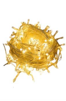 Dekoratif Peri Led 100 Ledli Gün Işığı Pilli 10 Metre Gün Işığı