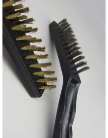 Dev Boy 2Li Detay Temizlik Fırça Seti  Araba -Mutfak Ocak - Fayans Temizlik Fırça (Çelik-Bakır)