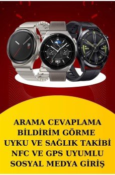 Dijital Göstergeli Bluetooth Kulaklık ve Bildirim Görebilen Akıllı Saat Alarm ve Titreşim