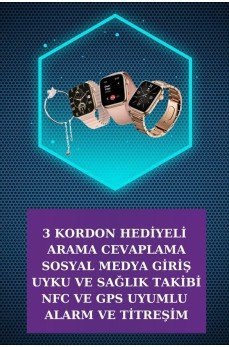 Dijital Göstergeli Powerbank Bluetooth Kulaklık ve Yeni Nesil Amoled Ekran Akıllı Saat