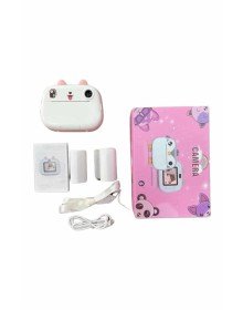 Dijital HD Video Kamera Çocuk Fotoğraf Makinesi  Anlık Termal Rulo