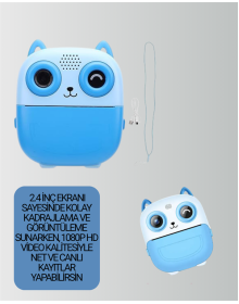 Termal Yazıcılı Dijital Kamera – USB Şarjlı, HD Video Destekli