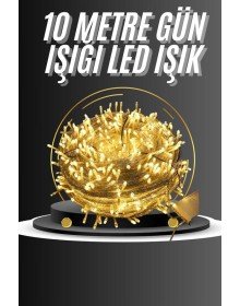 Dış Mekan Led Aydınlatma 10 Metre Gün Işığı Led Işık Pilli