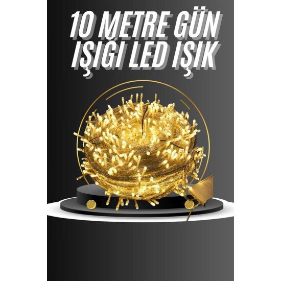 Dış Mekan Led Aydınlatma 10 Metre Gün Işığı Led Işık Pilli