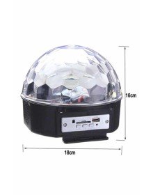 Disko Topu Renkli Işıklı Lazer Parti Bluetooth Bağlantılı Led Küre