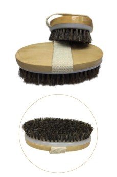 Doğal At Kılı Fırça - Masaj Ve Selülit Fırçası