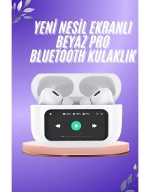 Dokunmatik Ekranlı ANC/ENC Yeni Nesil Pro Bluetooth Kulaklık Dokunmatik Ekran