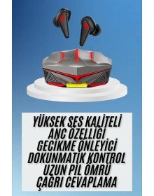 Dokunmatik Kontrol Tws Işıklı Kulakiçi Bluetooth Kulaklık Kablosuz  Kulaklığı