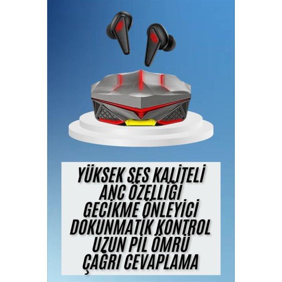 Dokunmatik Kontrol Tws Işıklı Kulakiçi Bluetooth Kulaklık Kablosuz  Kulaklığı