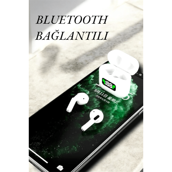 Dokunmatik Kontrol ve LED Göstergeli TWS Bluetooth Kulaklık