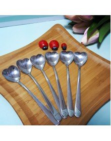 Dondurma Kaşığı - Kalpli (6Adet)