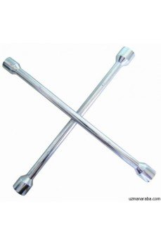 Dörtlü Bijon Anahtarı Krom Çelik Tam Profesyonel Lokmalı Bijon Tüm Araçlar İçindir