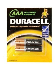 Duracell Alkalin Pil AAA 2'' li Paket