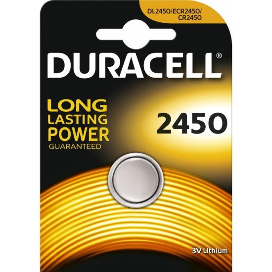 Duracell Yuvarlak Düğme Pil 2450 3 Volt Duracell Yuvarlak Düğme Pil 2450 3 Volt