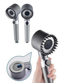 Duş Başlığı Profesyonel Masaj Başlıklı 3 Modlu Yeni Nesil Masaj Uçlu Su Tasarruflu