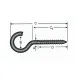 Açık Piton, Kanca, Çengel 24x200 - 100 Adet
