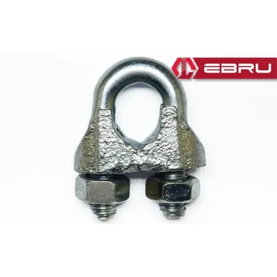 Çelik Halat Bağlama, Düğüm, Klemens 5 mm - 50 Adet Çelik Halat Bağlama, Düğüm, Klemens 5 mm - 50 Adet