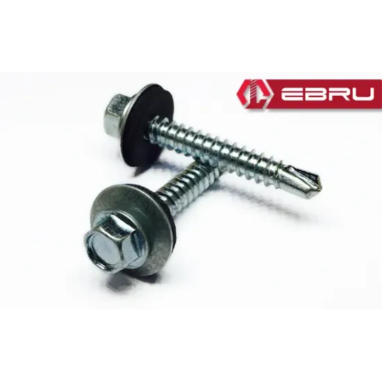 Matkap Uçlu Çatı Trapez Vidası 5,5x32 - 500 Adet Matkap Uçlu Çatı Trapez Vidası 5,5x32 - 500 Adet