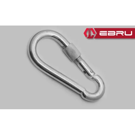 Vidalı Karabina, Kanca, Çengel 8mm - 2 Adet Vidalı Karabina, Kanca, Çengel 8mm - 2 Adet