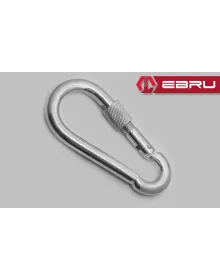 Vidalı Karabina, Kanca, Çengel 10mm - 2 Adet