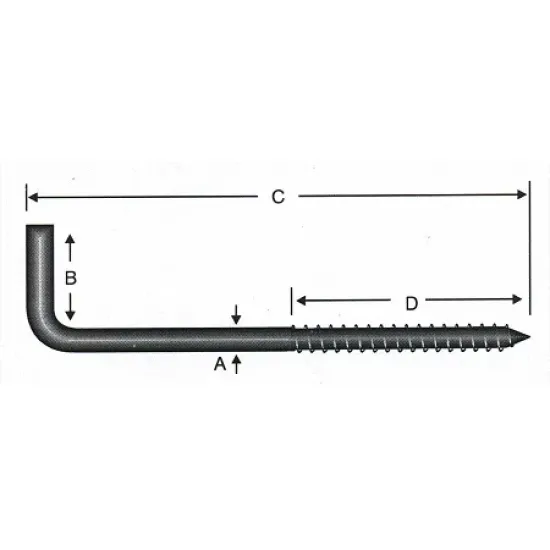 Vidalı Korniş Çivi No:5 - 4x50 - 100 Adet Vidalı Korniş Çivi No:5 - 4x50 - 100 Adet