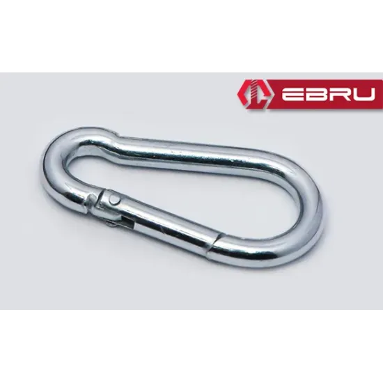 Yaylı Karabina, Çengel, Kanca 11mm - 10 Adet Yaylı Karabina, Çengel, Kanca 11mm - 10 Adet