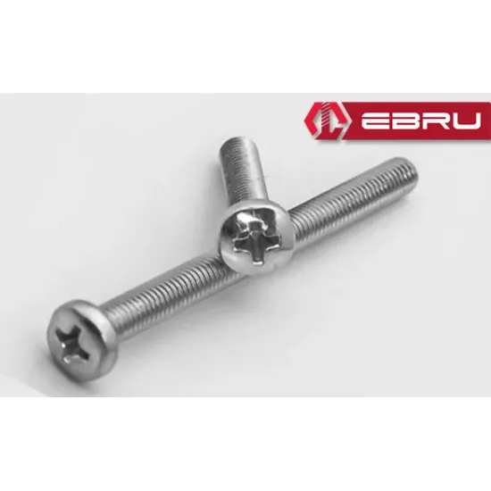 Yuvarlak Yıldız Başlı YSB Civata M5x50 - 10 Adet Yuvarlak Yıldız Başlı YSB Civata M5x50 - 10 Adet