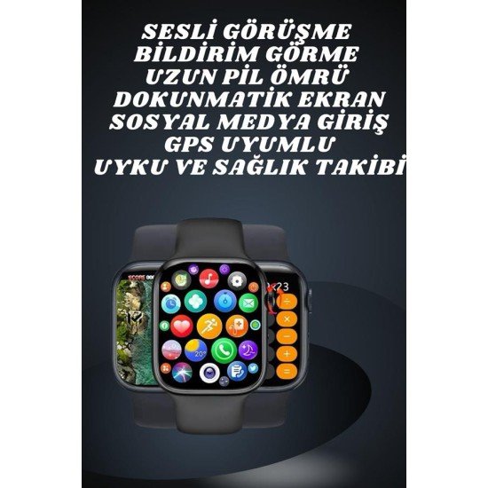 Ekranlı Yeni Nesil Pro Kulaklık ve Akıllı Saat Kampanyası Kulak İçi Mikrofonlu