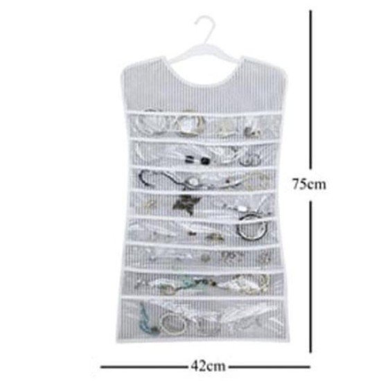 Elbise Şeklinde Mücevher Takı Aksesuar Düzenleyici - Çizgili Elbise Şeklinde Mücevher Takı Aksesuar Düzenleyici - Çizgili