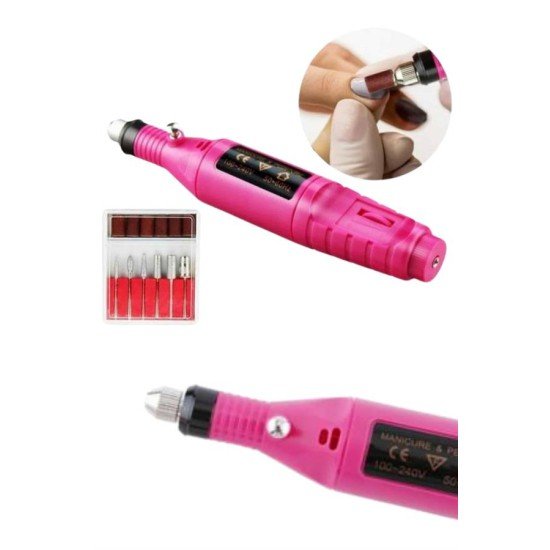 Elektrikli Profesyonel Manikür Pedikür Seti Değiştirilebilir Başlık Seçeneği Elektrikli Profesyonel Manikür Pedikür Seti Değiştirilebilir Başlık Seçeneği